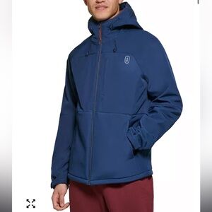 BASS OUTDOOR Men's Firebird Hooded Softshell Rain Jacket